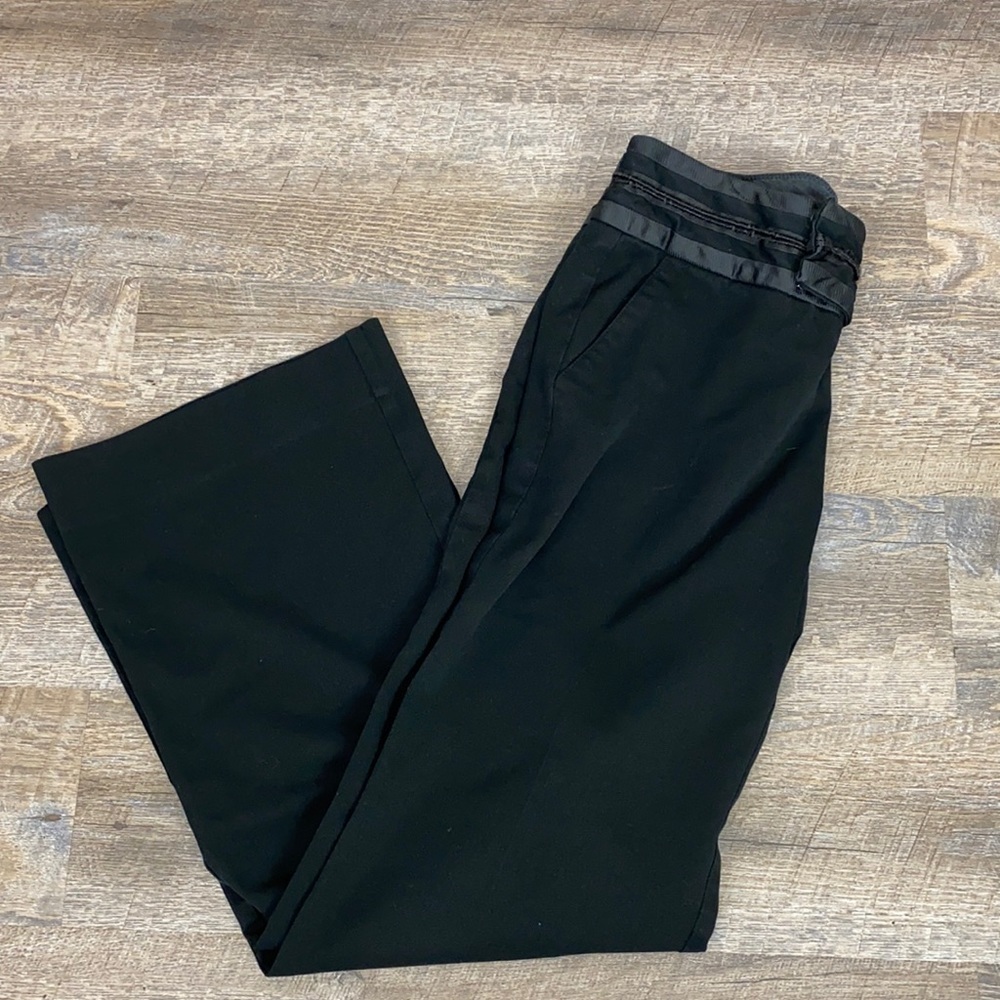 Maurices Black  Stretch Dress Pants Flare 3/4